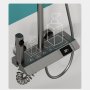 Интелигентен термостатен душ за баня с дисплей / бял / черен / сив, снимка 2