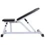 vidaXL Комплект лежанка с щанга и дъмбели, 60,5 кг, снимка 5
