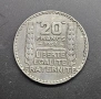 20 френски франка 1934 сребърна монета, снимка 1