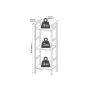 Декоративна етажерка Mercado Trade, 3 рафта, Дърво, Кафяв, снимка 2