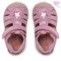 №21,22, BIOMECANICS, БИОМЕХАНИКС, Бебешки сандали за момиче, розови с бели точици и звезда, снимка 5