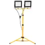vidaXL LED прожектор със статив 2x100 W студено бяло, снимка 1