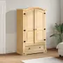 vidaXL Гардероб "Corona" 101x52x170 см, масивна дървесина, бор, снимка 3