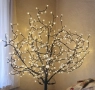 Намаление! Коледно външно дърво, 400бр. лампички с цветенца– 2м, снимка 5
