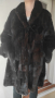 Дамско палто естествен косъм  от норка размер L , снимка 1 - Палта, манта - 44749571
