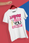 Дамска памучена тениска с щампа "I Love You" - "Salanghae" на Корейски