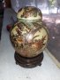 Уникална стара ваза Сатцума, снимка 1 - Антикварни и старинни предмети - 34348709