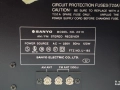 ретро стерео ресийвър усилвател SANYO 2016 , снимка 10