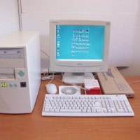 ⭐Продавам рядък ретро компютър Pentium MMX с много игри!⭐, снимка 2 - Антикварни и старинни предмети - 41024557