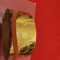 холограмно фолио за топъл печат злато 50 мм 300 метра, снимка 1 - Други - 41938129