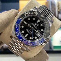 Мъжки луксозен часовник Rolex GMT-MASTER BATMAN , снимка 8 - Мъжки - 41628469