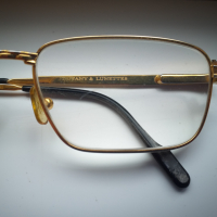 Старахотни маркови диоптрични очила Tiffany Lunettes позлата тифани, снимка 3 - Антикварни и старинни предмети - 36216614