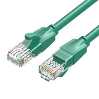 Vention Кабел LAN UTP Cat.6 Patch Cable - 2M Green - IBEGH, снимка 1 - Кабели и адаптери - 44231307