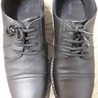 Мъжки обувки от естествена кожа в черно , снимка 5 - Официални обувки - 41308393