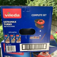 Vileda UltraMax Turbo Моп и кофа с педал комплект, снимка 11 - Други стоки за дома - 41392048