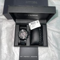 Citizen Brycen Chronograph eco drive часовник с гривна, снимка 1 - Мъжки - 38756738