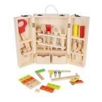 Дървен куфар с инструменти, детски инструменти, Малък майстор, снимка 6 - Други - 40918950