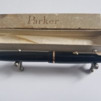 Писалка Паркер Parker със златен писец 18 карата, снимка 2 - Колекции - 34414972