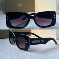 Dior 2023 дамски слънчеви очила правоъгълни 2 цвята, снимка 2 - Слънчеви и диоптрични очила - 41925514
