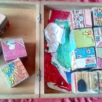 Соц игра с кубове с дървена кутия , снимка 4 - Колекции - 41043745