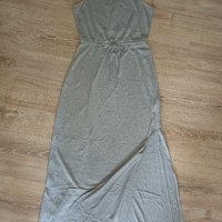 Дълга лятна рокля размер S сива, снимка 1 - Рокли - 41059603
