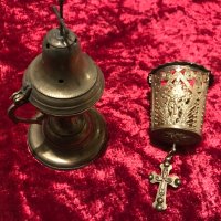 стари свещници кръстове кандила, снимка 8 - Антикварни и старинни предмети - 41906598