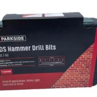 Ударни свредла PARKSIDE® SDS Hammer drill bits PBS 7 A2 / 7 части, снимка 2 - Други инструменти - 41392998