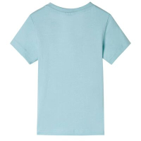 Детска тениска, светла аква, 128（SKU:12262, снимка 1 - Детски тениски и потници - 44807569