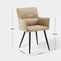 Висококачествени трапезни столове тип кресло МОДЕЛ 287, снимка 10 - Столове - 42394649