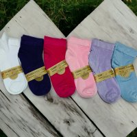 Многоцветни дамски чорапи 6 бр., снимка 1 - Дамски чорапи - 44498809