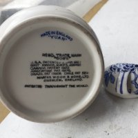 Порцеланов чайник Yuan Made in England порцелан, снимка 5 - Антикварни и старинни предмети - 35972952