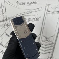 Vertu Signature 4G Navy Alligator 2021, снимка 2 - Vertu - 40418112