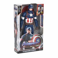 Фигурка Captain America, Пластмасова, Звук и светлина, 30 см, снимка 1 - Фигурки - 41520206