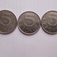 5 крони Швеция, снимка 1 - Нумизматика и бонистика - 39812035
