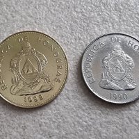 Монети. Хондурас . 10 и 50 центавос.  1990,1999 година., снимка 7 - Нумизматика и бонистика - 41793299