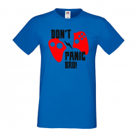 Мъжка тениска Don't Panic Bro, снимка 2 - Тениски - 36193106