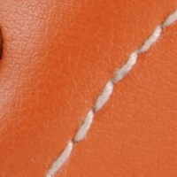 Оранжева чанта , естествена кожа, снимка 4 - Чанти - 36058253