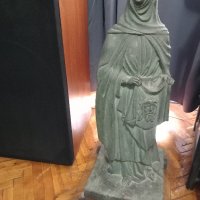 Стара бронзова статуя, снимка 1 - Антикварни и старинни предмети - 42597714