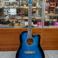 Акустична китара 4/4 син цвят, снимка 1 - Китари - 41225970