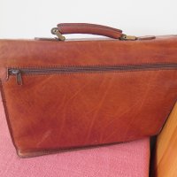 Vintage, Italy,кожена чанта за документи, бизнес чанта, снимка 4 - Чанти - 41204808