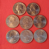 Монети САЩ - 1/4 долар ,куотъри- серия Красива Америка., снимка 2 - Нумизматика и бонистика - 44353826