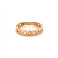 Златен дамски пръстен 1,67гр. размер:57 14кр. проба:585 модел:17791-6, снимка 1 - Пръстени - 41486050