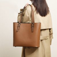 Дамска чанта Естествена кожа Brown 988, снимка 1 - Чанти - 40584964