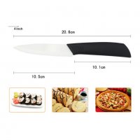 Керамични ножове 4 броя с белачка и поставка, снимка 4 - Аксесоари за кухня - 39073538