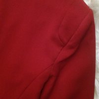 Удължено сако в тъмночервен цвят, снимка 6 - Сака - 44429609