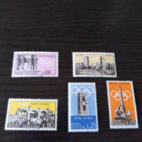 Пощенска марка 5бр-ИТАЛИЯ-Олимпийски игри 1960, снимка 1 - Филателия - 39854086