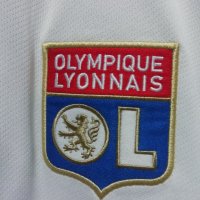 OLYMPIQUE LYONNAIS LYON ADIDAS НОВА ОРИГИНАЛНА ФУТБОЛНА ТЕНИСКА ФЛАНЕЛКА L, снимка 5 - Тениски - 40686161