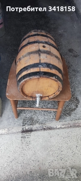 дървено буре , снимка 1