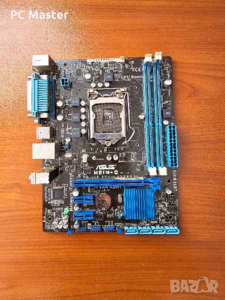 Дъно сокет 1155 Asus H61m-d, снимка 1