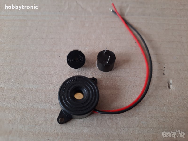 Зумер с генератор,  пиезозумер, buzzer, снимка 1